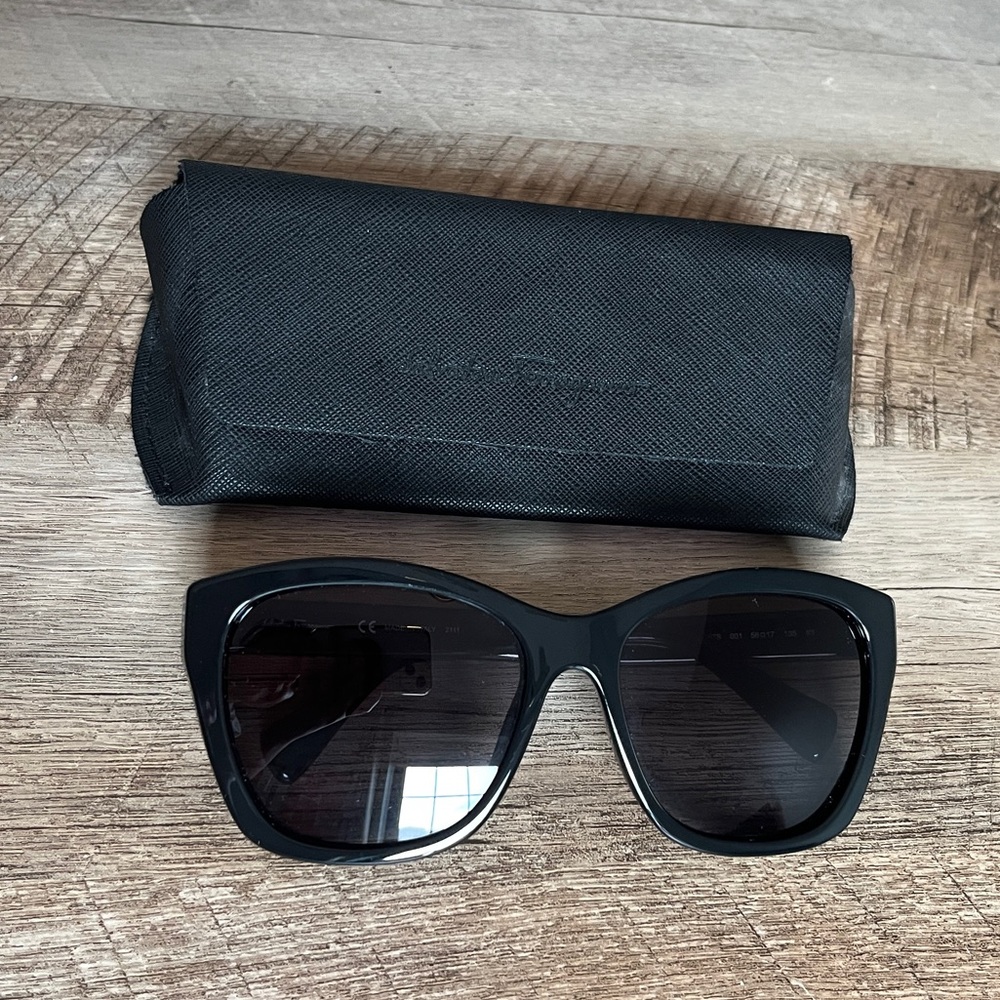 Ferragamo Square Cateye Sunglasses